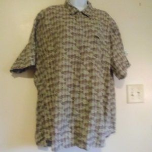 Woolrich Outdoor S/S Button Down Cotton Fish Shirt